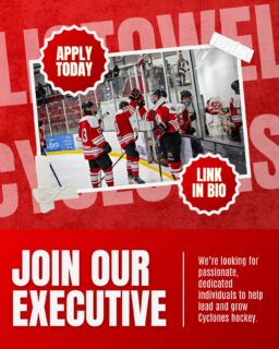 The Cyclones are looking for passionate, driven individuals to join our Executive Board! 🌪️🏒

If you’re interested in being part of a dedicated team that helps support, grow, and shape the future of Cyclones hockey, we want to hear from you. This is a great opportunity to get involved behind the scenes and make an impact in our community.

Ready to step up? Apply using the link in our bio.

Join the Cyclones family and be part of something bigger. 💪🔥