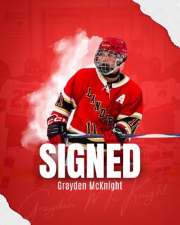 The Listowel Cyclones are excited to announce the signing of defenceman Grayden McKnight for the 2026-27 season!

The 17-year-old blueliner from Allenford, Ontario joins the Cyclones after spending last season with the Grey-Bruce Highlanders. A smooth-skating, left-shot defenceman, Grayden brings strong puck-moving ability as he takes the next step in his hockey development joining #Cycsnation.

We’re excited to welcome Grayden to the Cyclones family and look forward to seeing him patrol the blue line this season!

Welcome to the Cyclones, Grayden!