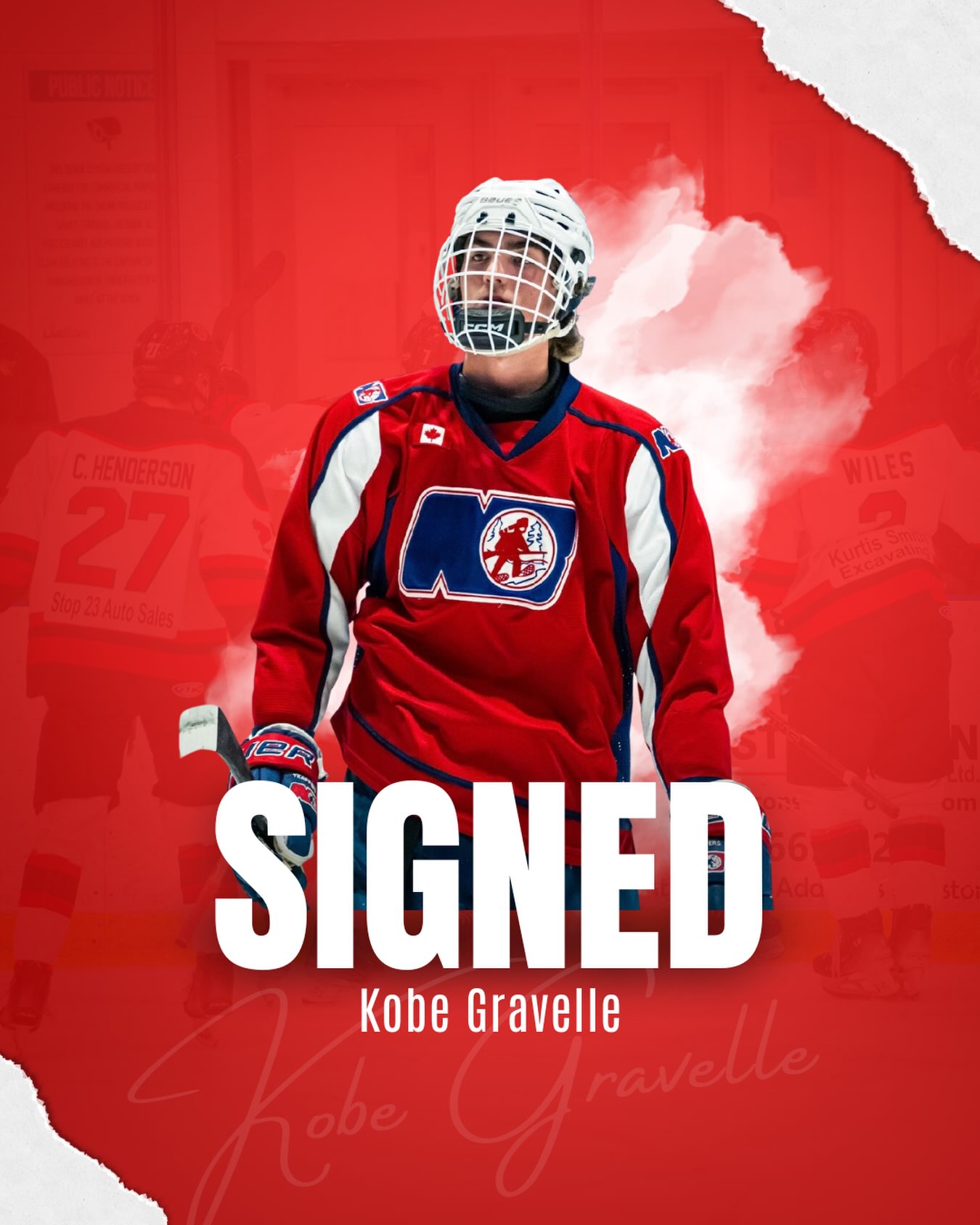 📝 SIGNING ANNOUNCEMENT 📝

The Listowel Cyclones are excited to announce the signing of defenceman Kobe Gravelle for the 2026-27 season!

The Callander, Ontario native joins the Cyclones after playing with the North Bay Trappers U18 AAA. Standing 6’1” and shooting left, Kobe is a young defenceman who brings size and mobility to the cyclones lineup this season.

Welcome to the Cyclones, Kobe!