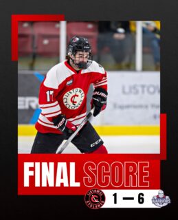 Tonight’s game against Stratford didn’t go our way, with the Cyclones falling 6-1.

Despite the tough result, we keep pushing forward and learning from every game. 💪
