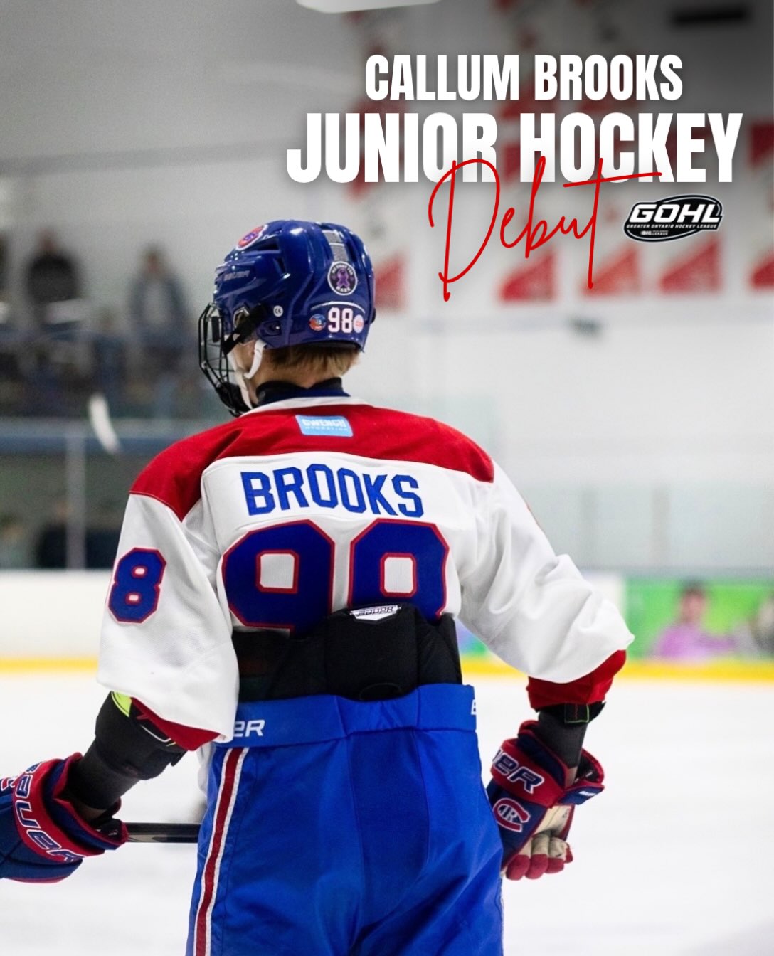 🚨 JUNIOR DEBUT ALERT 🚨

A local prospect is set to make his Junior Hockey debut this Friday! 👀

Callum Brooks, a product of Wallace and Listowel Minor Hockey, will be hitting the ice with the Cycs for the first time. 🌀

Currently a member of the GTHL’s Toronto Jr. Canadiens, Callum played 7 years with the Huron Perth Lakers and is ranked as a first-round prospect in the 2027 OHL Draft, Callum is one to watch, and we can’t wait to see him get started in Cyclones colours!

Join us Friday for a 7:30PM puck drop at the SKMC and help welcome Callum to #CycsNation! @torontojrcanadiensaaa