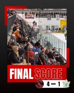 The Cyclones take down the Elmira Sugar Kings 4-1 tonight! 💪🔥

A great team effort and a big W for the boys! 🏒👏

⭐ THREE STARS OF THE GAME ⭐
🥇 1st Star: Logan MacMillan
🥈 2nd Star: Roman Shtefan
🥉 3rd Star: Grayden McKnight

Way to show up and get the job done, boys! Let’s keep rolling! 🌪️